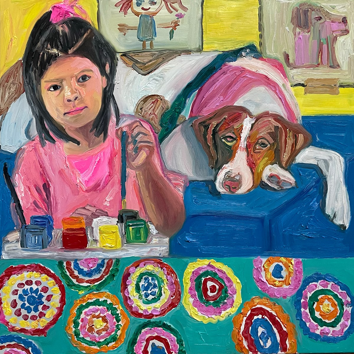 Girl with Dog by jessica alazraki  Image: Girl with Dog