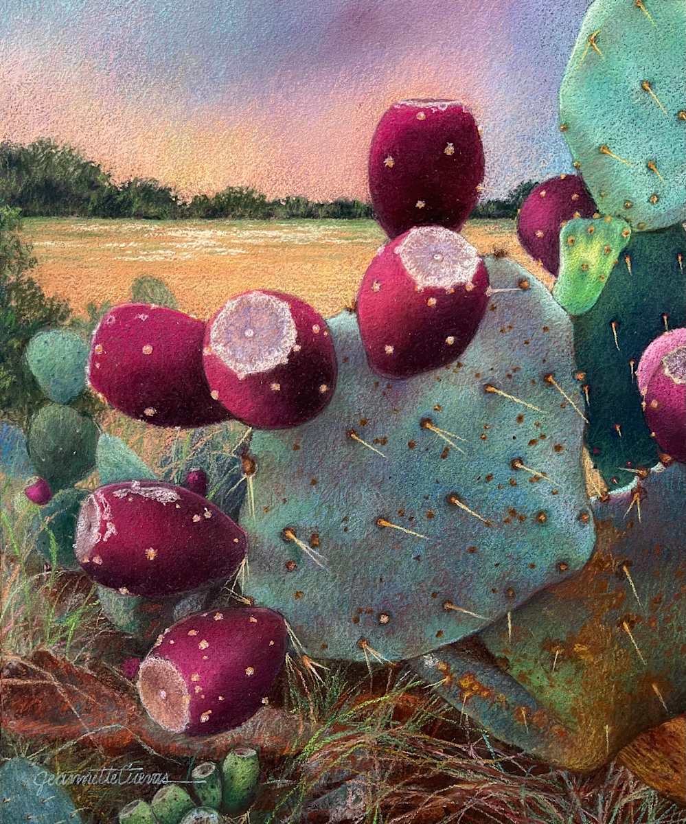 Prickly Pear Exuberance by Jeannette Cuevas 