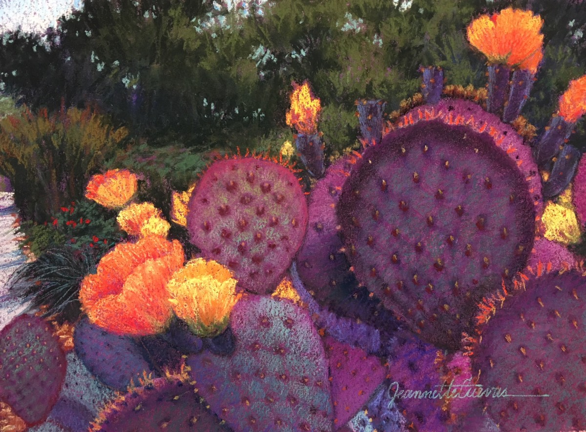 Prickly Purple by Jeannette Cuevas  