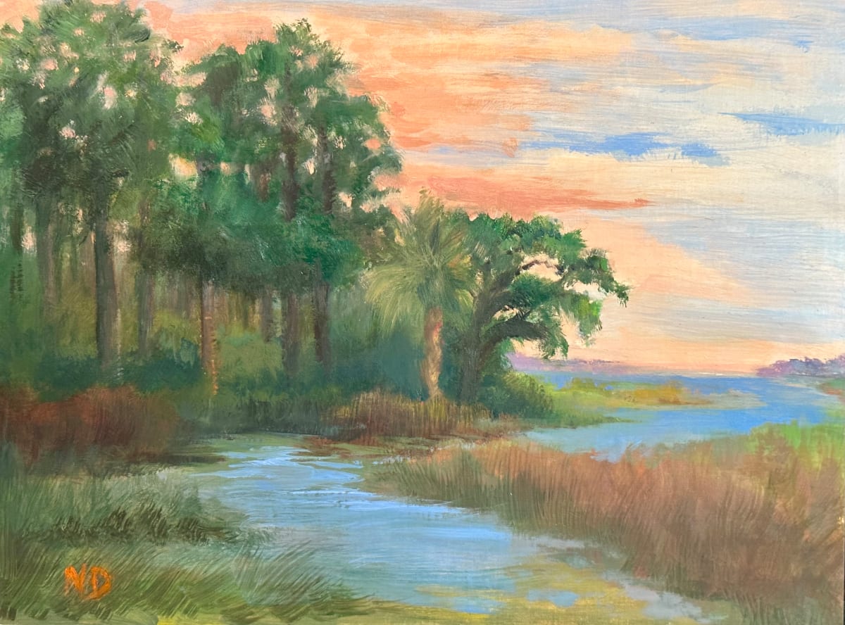 Anson at Daybreak by Nancy Dwight  Image: Palmetto Bluff's newest village is launched, but all is quiet for now. 
