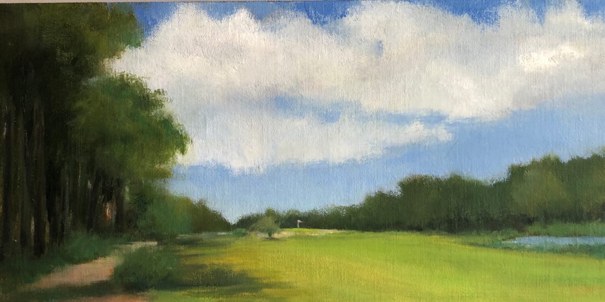 Sunday Golf by Nancy Dwight  Image:  May River Golf Club's sweeping 3rd hole