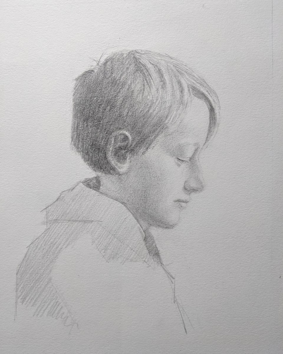 Hamish in Pencil by Phil Went 