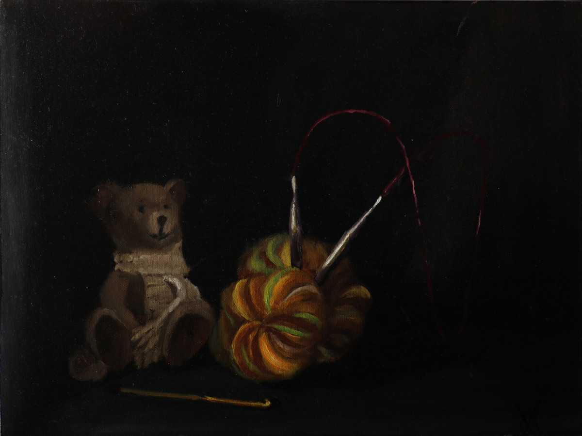 Ratty's Anguish - To Knit or Crochet? by Phil Went 