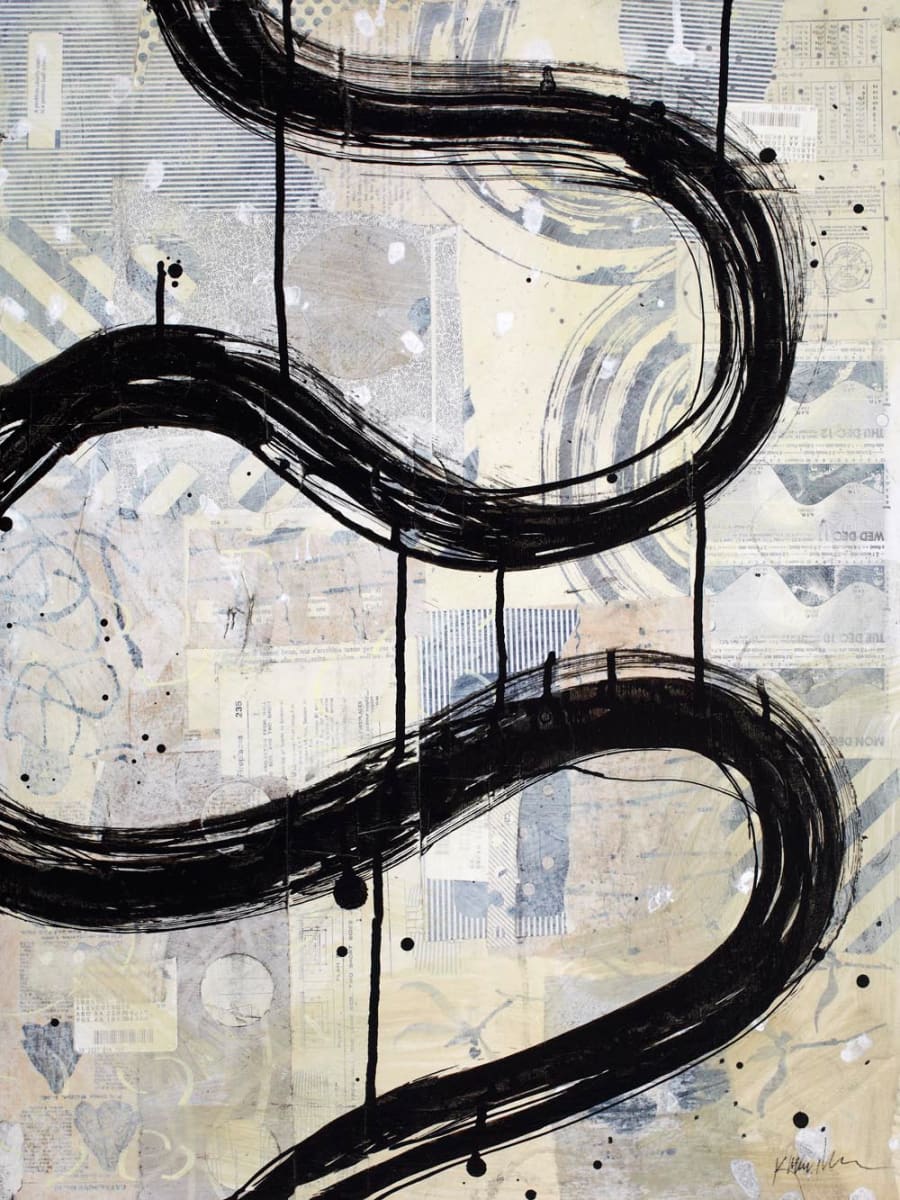 Brushstroke Medium 1 by Karen Lehrer 