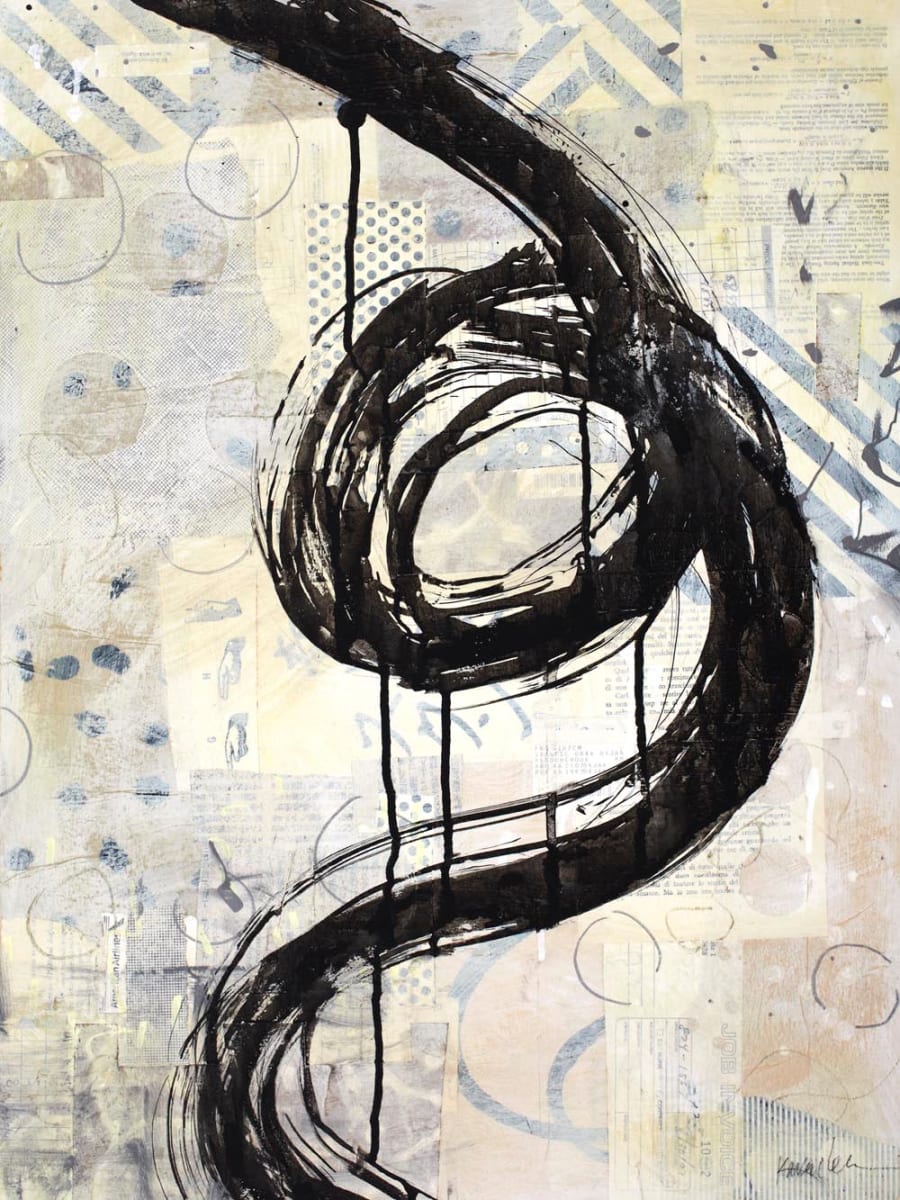 Brushstroke Medium 2 by Karen Lehrer 