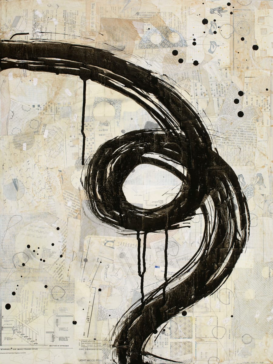 Brushstroke Medium 4 by Karen Lehrer 