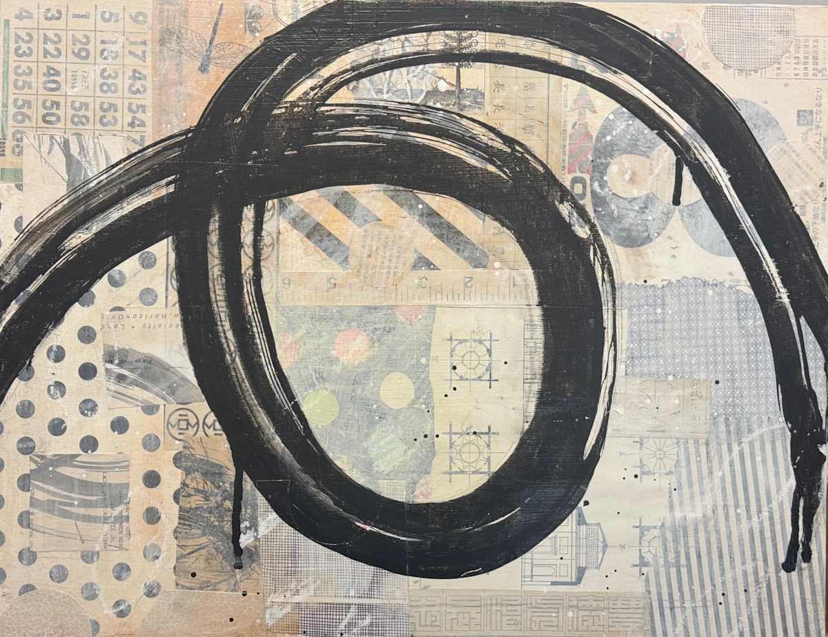 Brushstroke Medium 6 by Karen Lehrer 