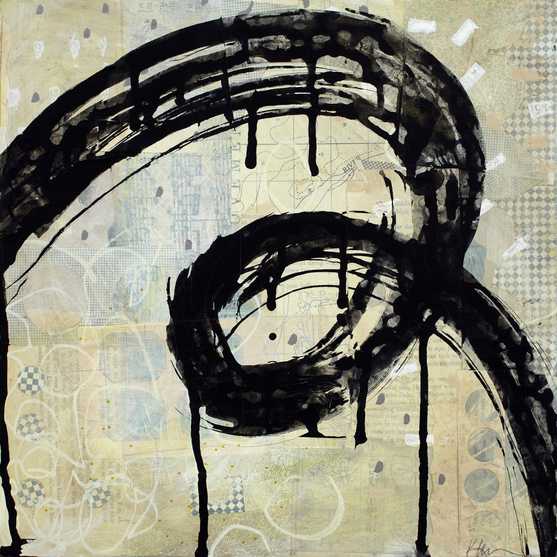 Brushstroke Small 6 by Karen Lehrer 