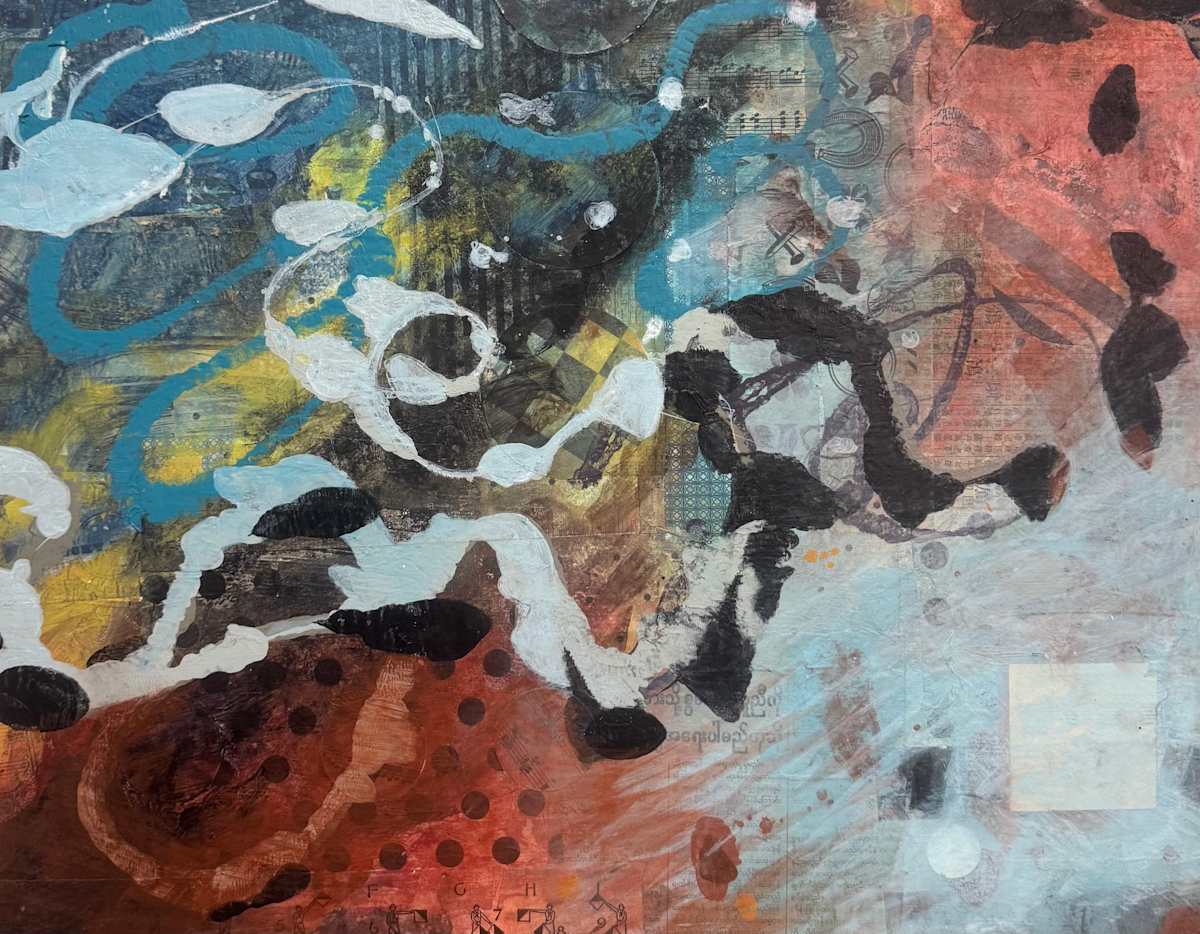 Memory Scape (Framed) by Karen Lehrer 