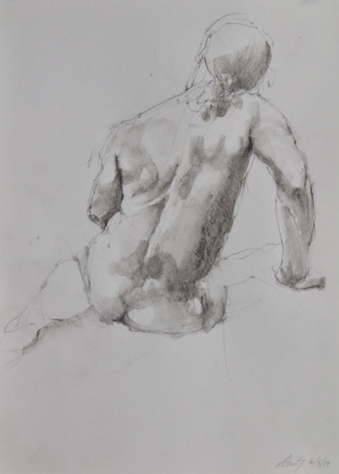Male Figure Study by Suzy Schultz 