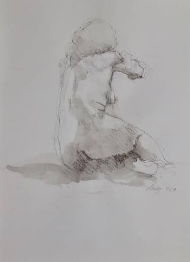 Female Seated Figure by Suzy Schultz, Image 1.