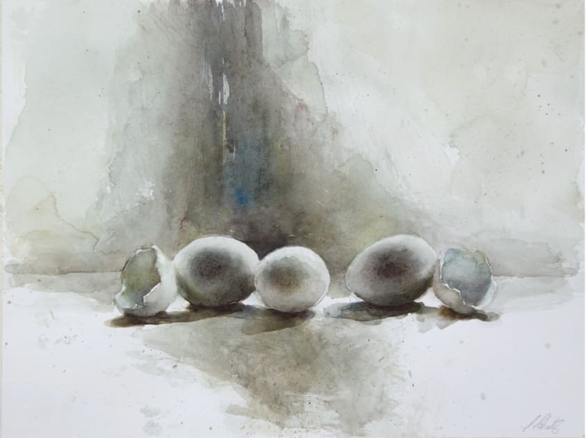 Eggs in Studio by Suzy Schultz 