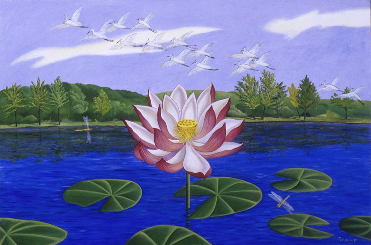 THE LOTUS BLOSSOM by JANE TROUP 