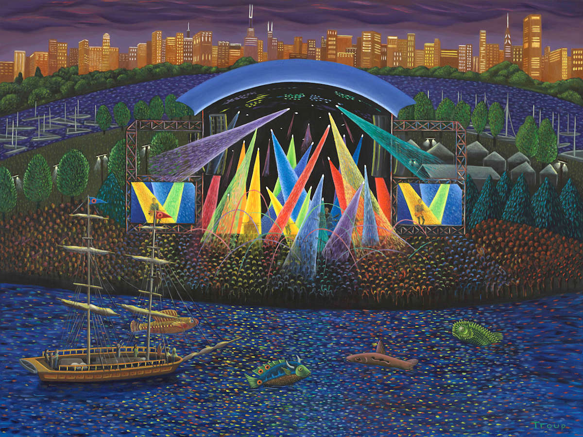 PHISH CONCERT by JANE TROUP 