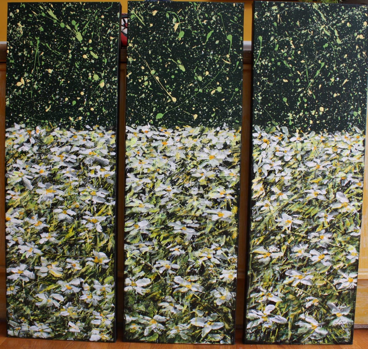 Daisy Triptych by Marleen De Waele, Image 1.
