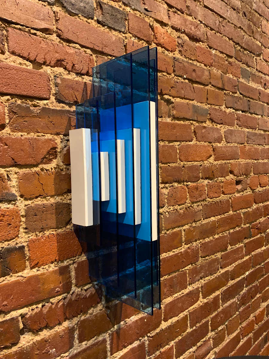Bright Blue on White by Gil Given, Image 2.