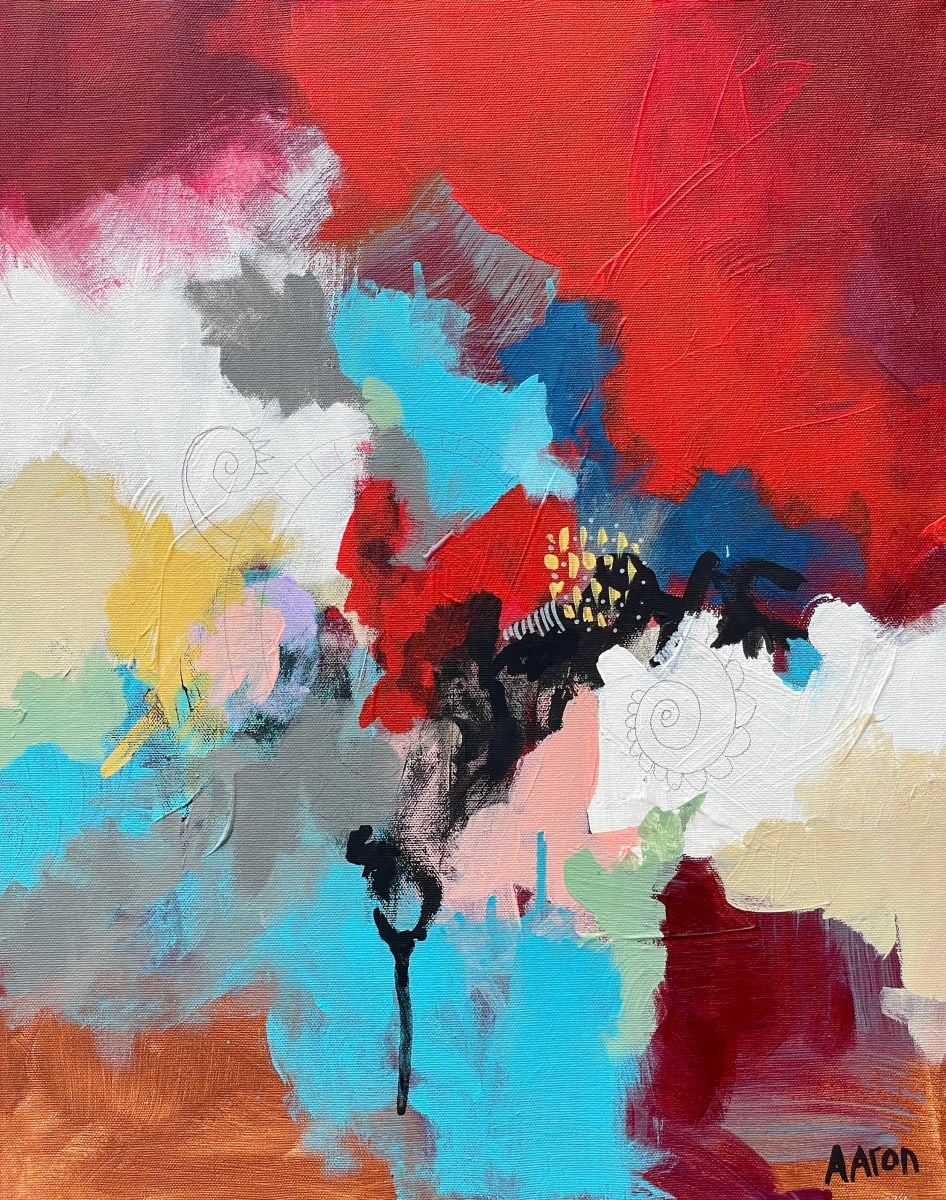 Prehistoric Caverns (Framed) by Aaron Grayum 