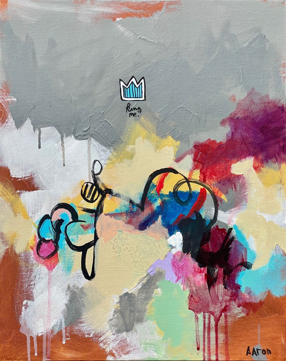 The Bee King (Framed) by Aaron Grayum 