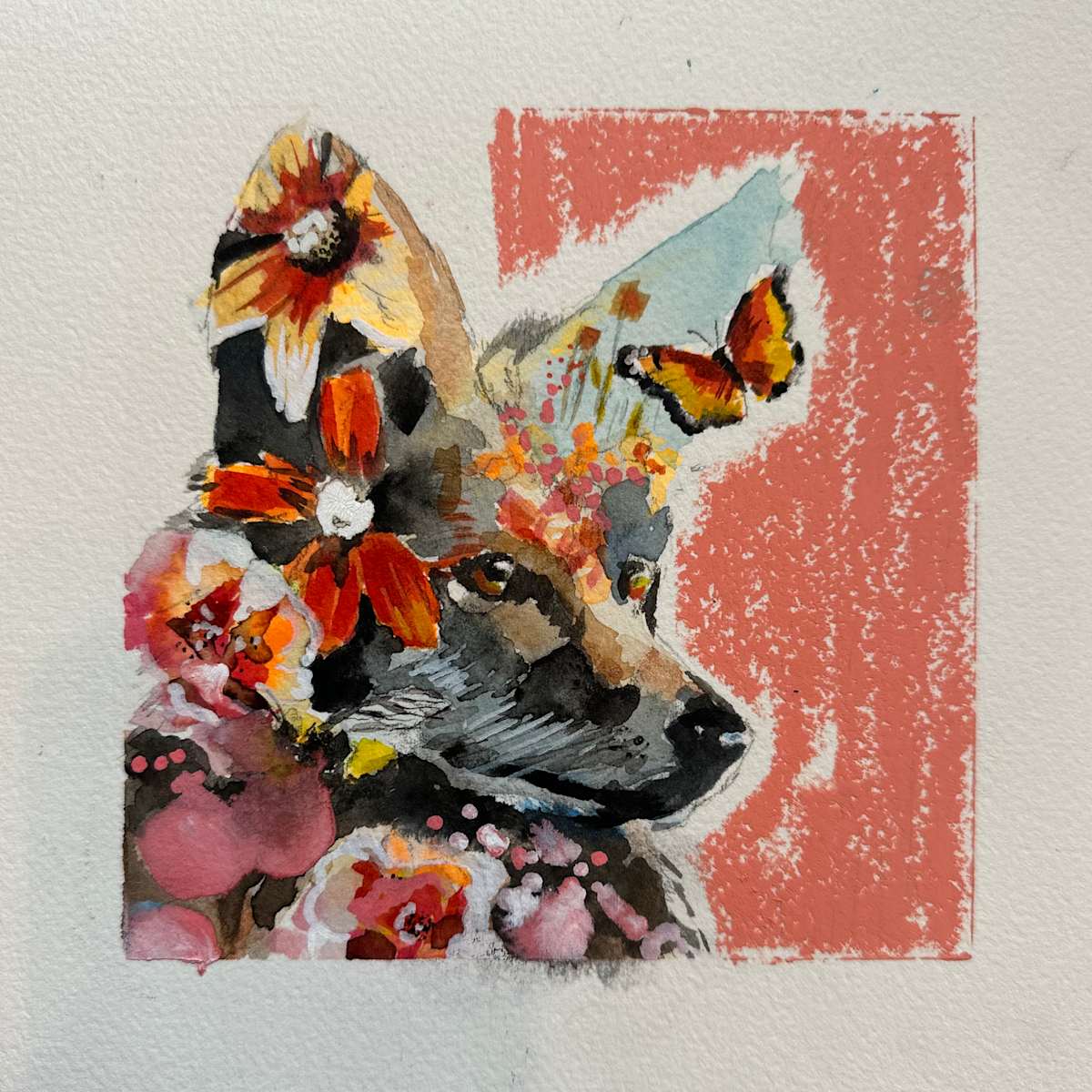 Wild Cartography no. 19 - Framed by Anna Wise 