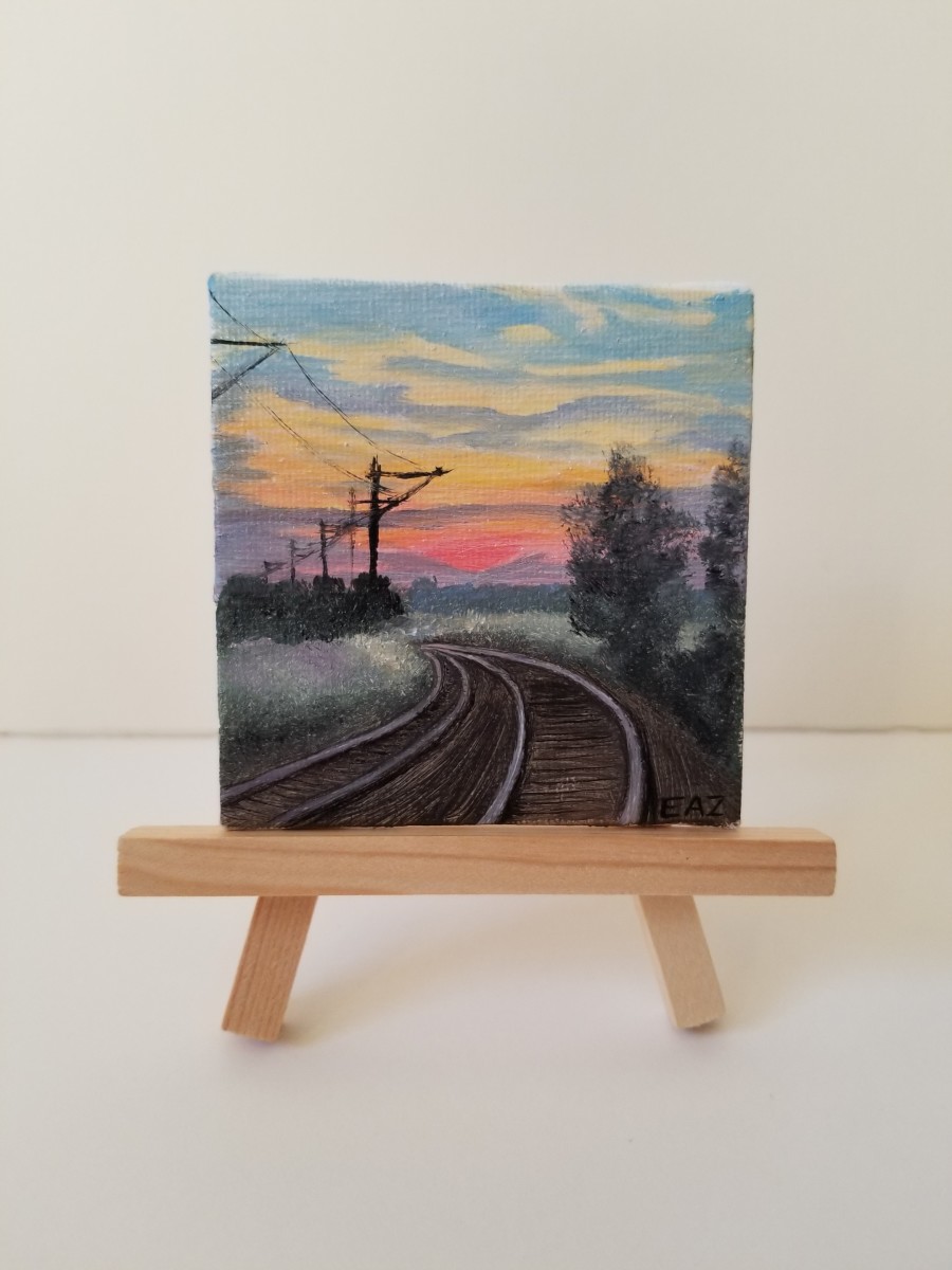Railroad Tracks by Elizabeth A. Zokaites 