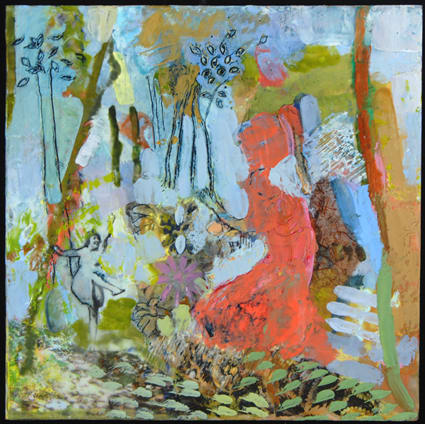 Red Silk by Marilyn Banner 