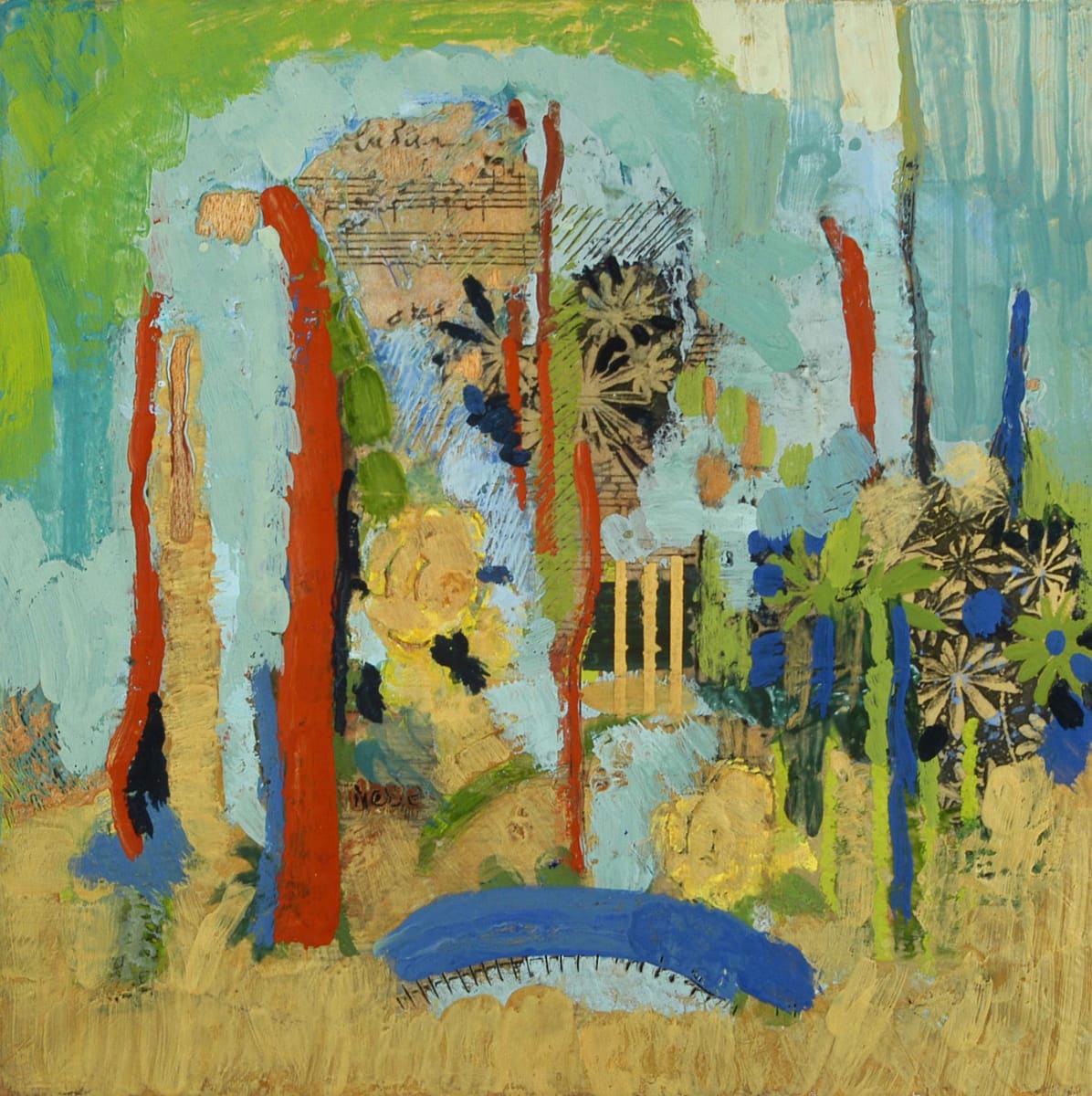 Sunlit Woods by Marilyn Banner 