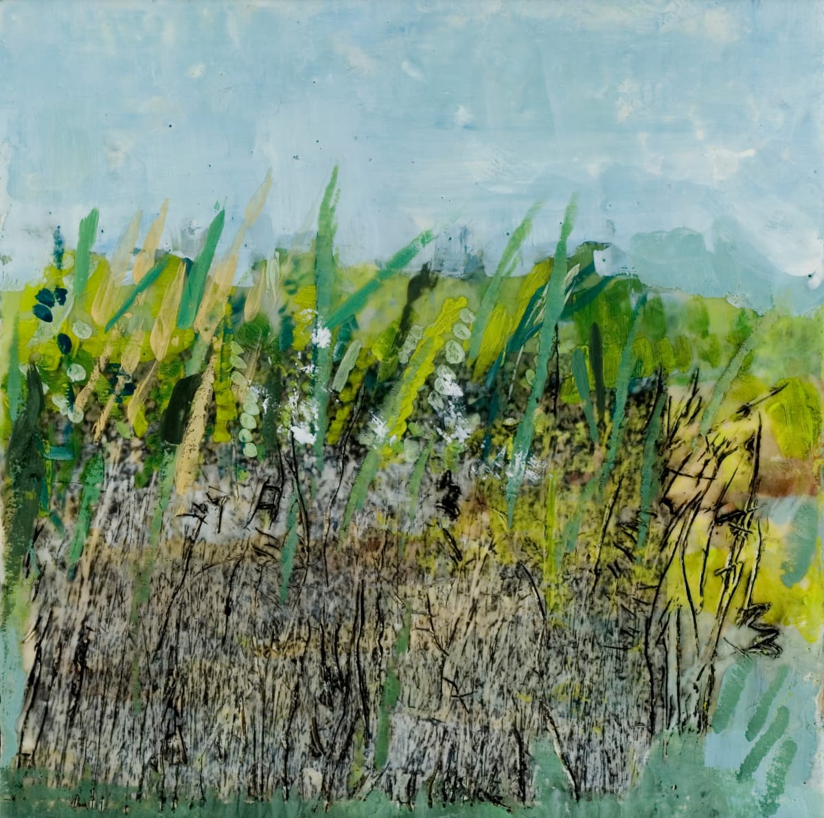 Delicate Grasses by Marilyn Banner 