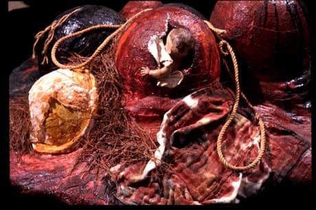 Difficult Birth detail by Marilyn Banner, Image 1.