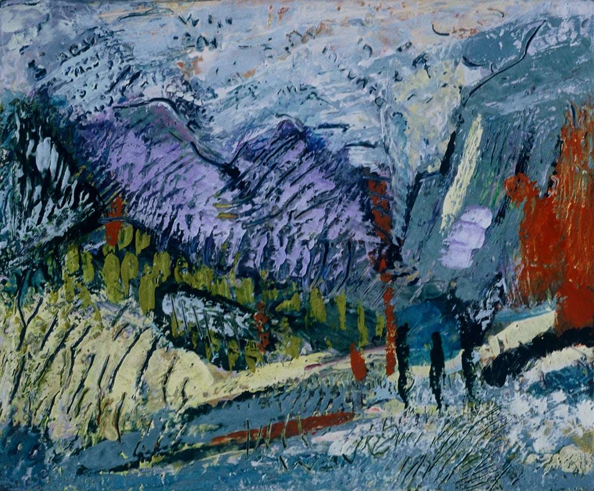 Purple Mountains by Marilyn Banner 