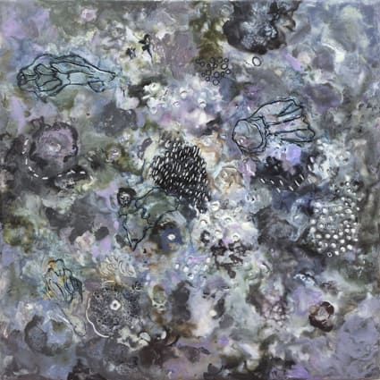 Purple Nebula 2 by Marilyn Banner 