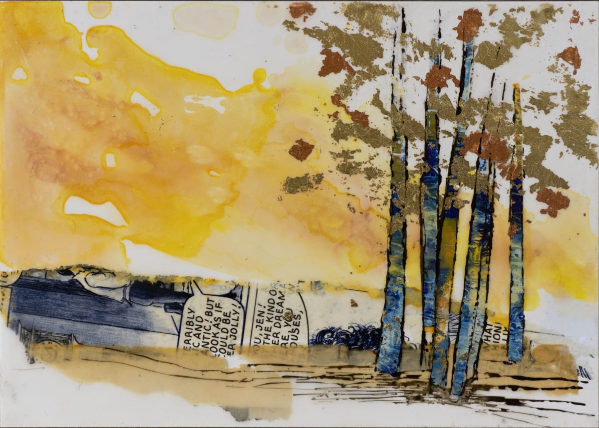Blue Aspens by Diane Larouche Ellard 