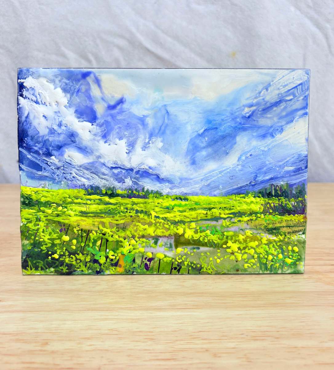 Canola in July by Diane Larouche Ellard 