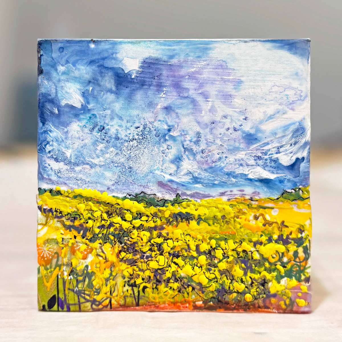 Canola Meadow by Diane Larouche Ellard 