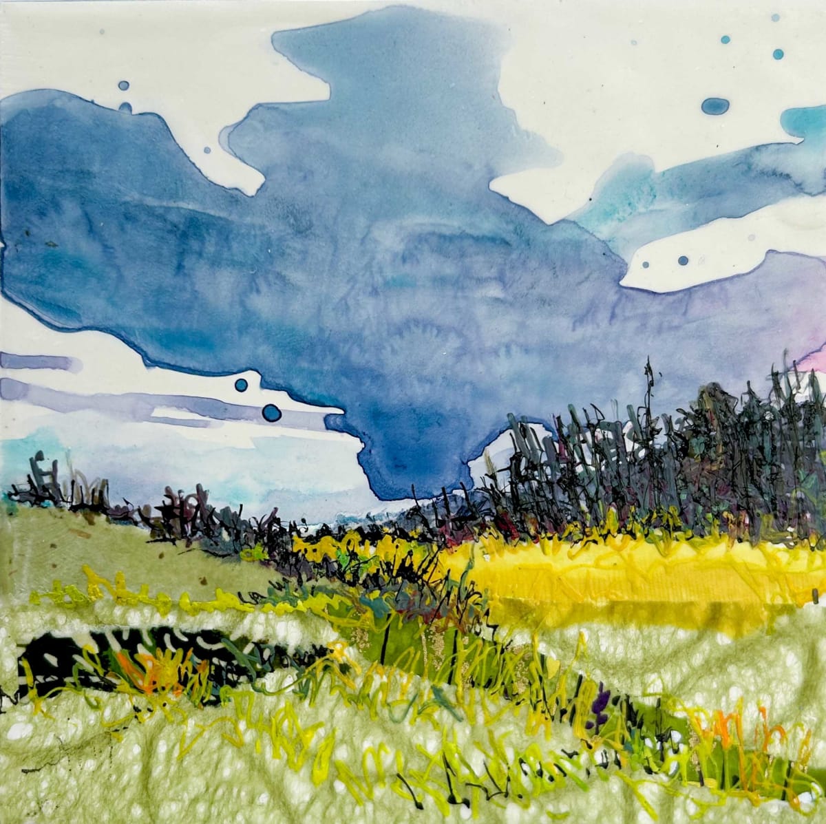 Edge of the Field by Diane Larouche Ellard 