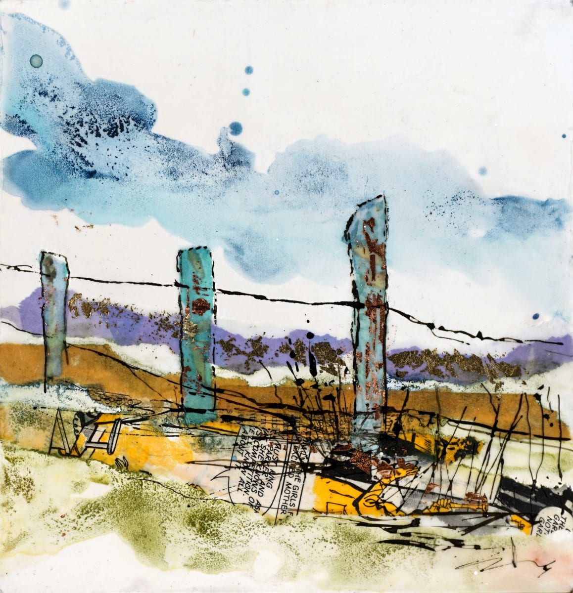 Fence With Character by Diane Larouche Ellard 