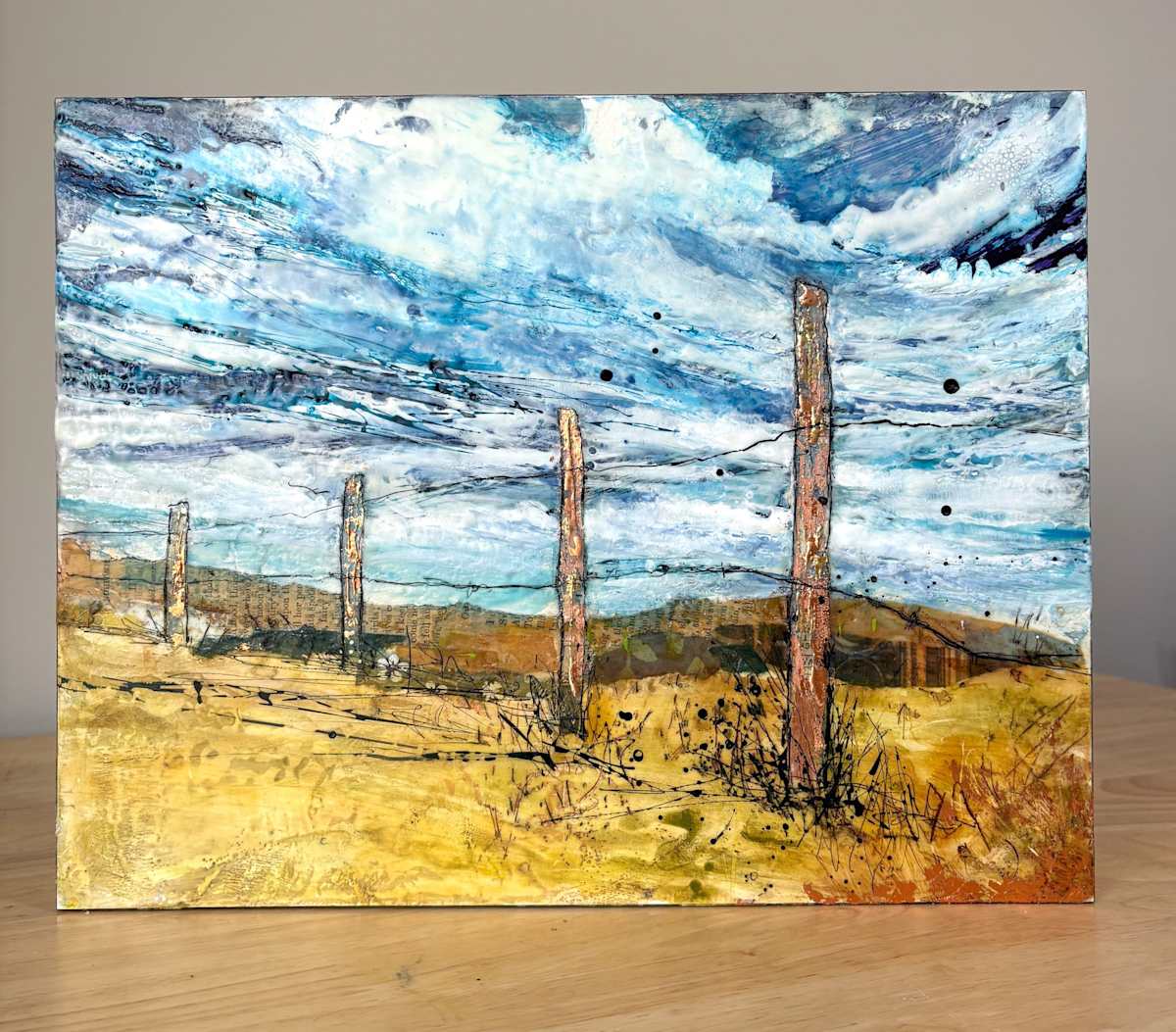 Fence and Sky by Diane Larouche Ellard, Image 3.