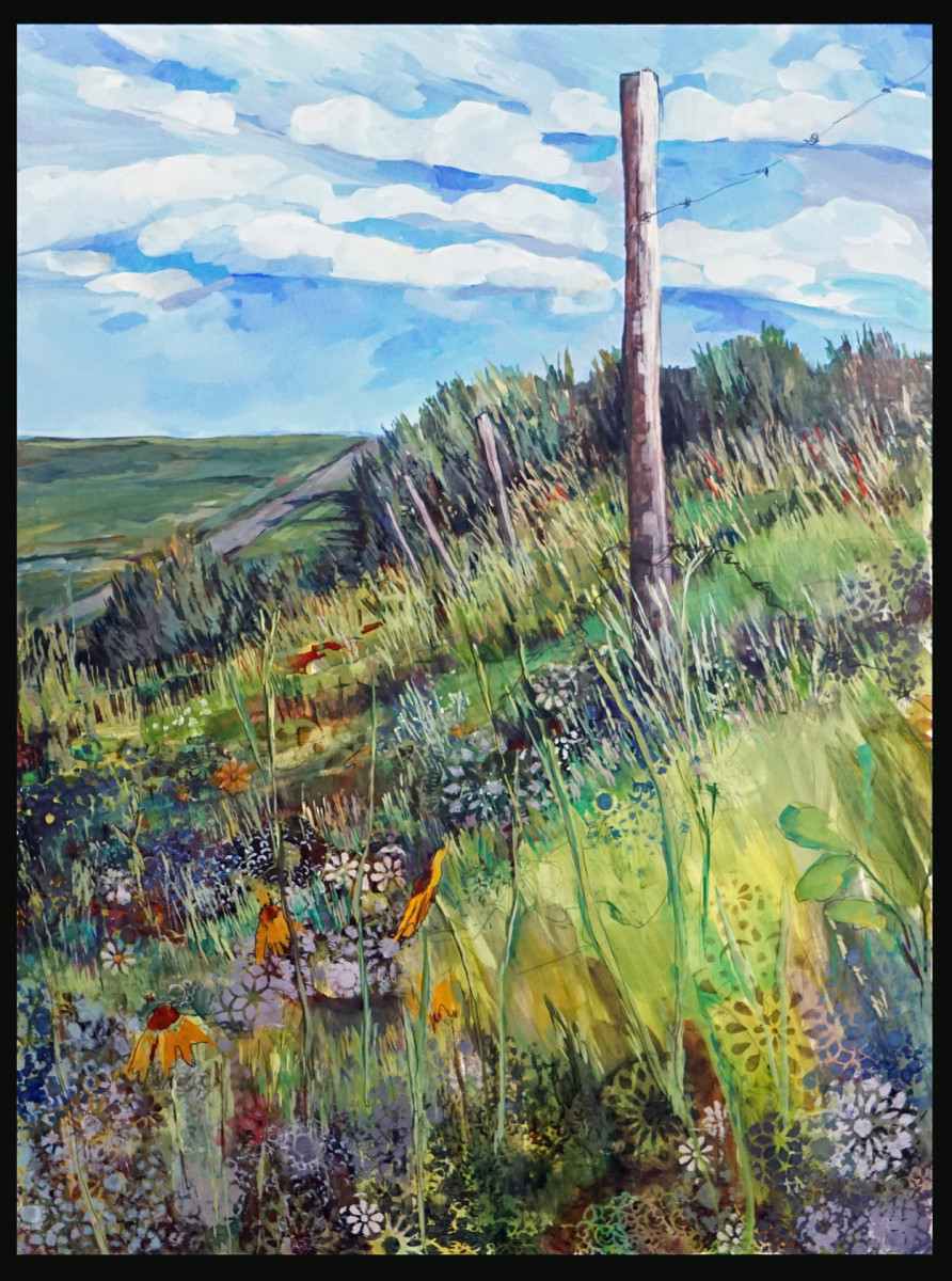 Her Evening Walk by Diane Larouche Ellard, Image 1.