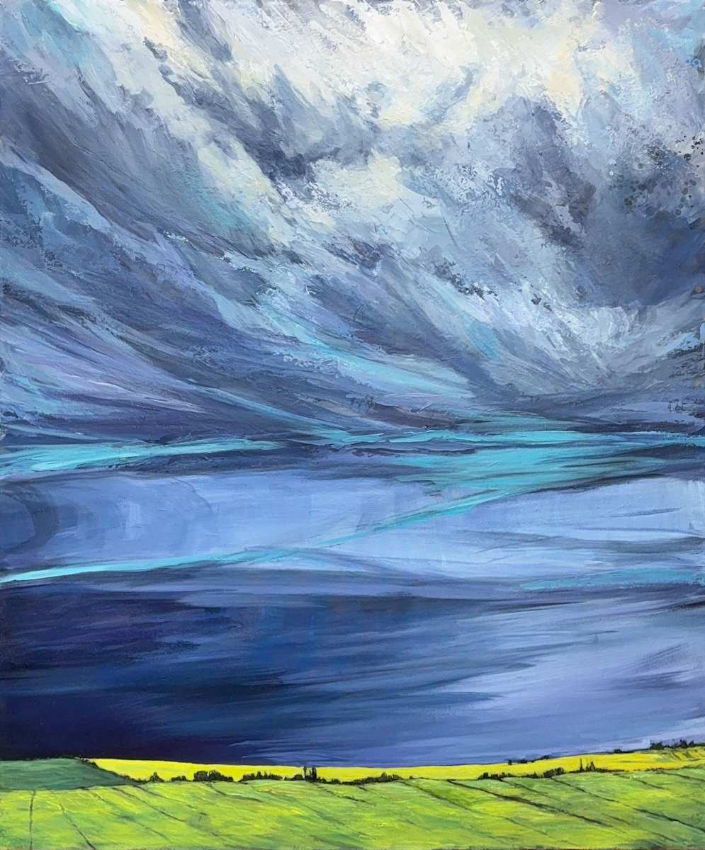 July Sky by Diane Larouche Ellard 