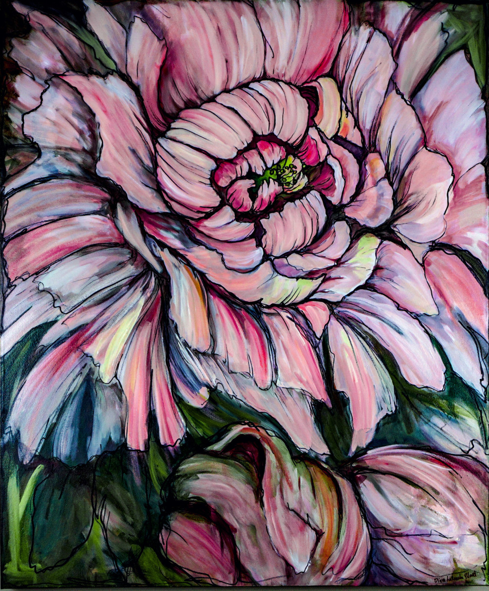 Peony #2 by Diane Larouche Ellard, Image 1.