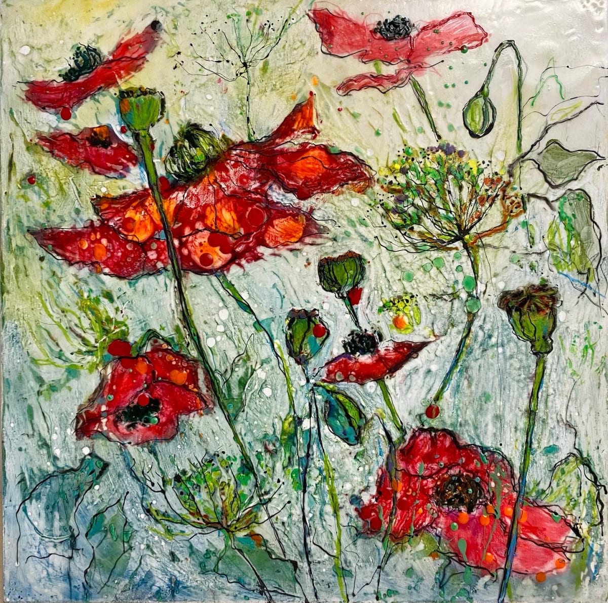 Poppy Party by Diane Larouche Ellard 