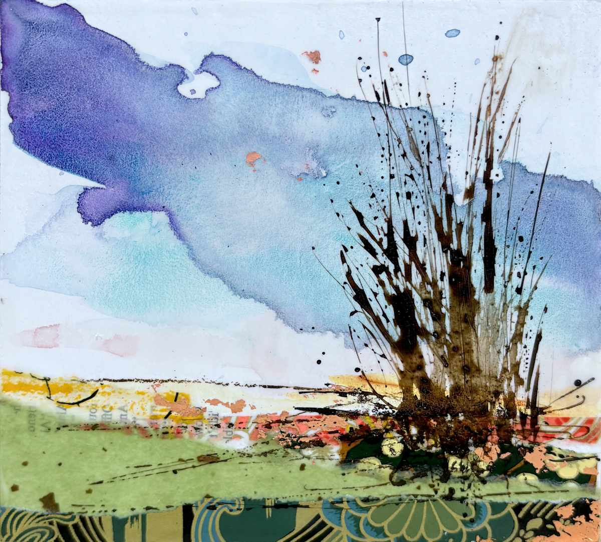 Prairie Drama by Diane Larouche Ellard 