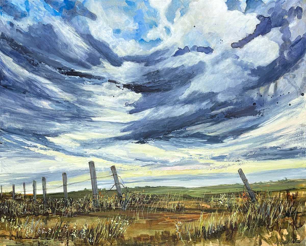 Stormy April by Diane Larouche Ellard 