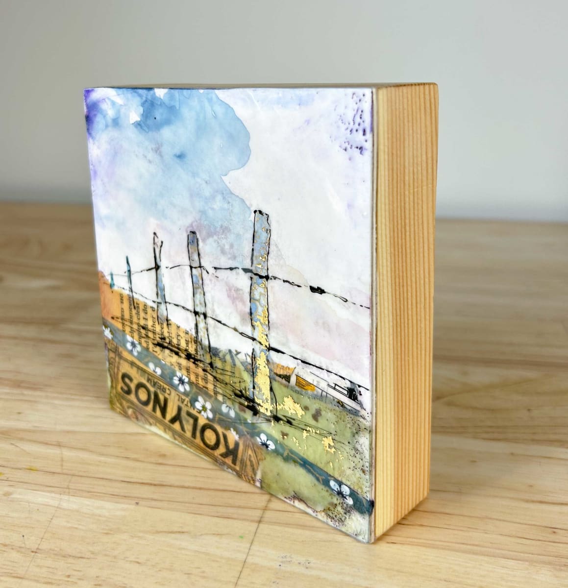 Wordy Fence by Diane Larouche Ellard 
