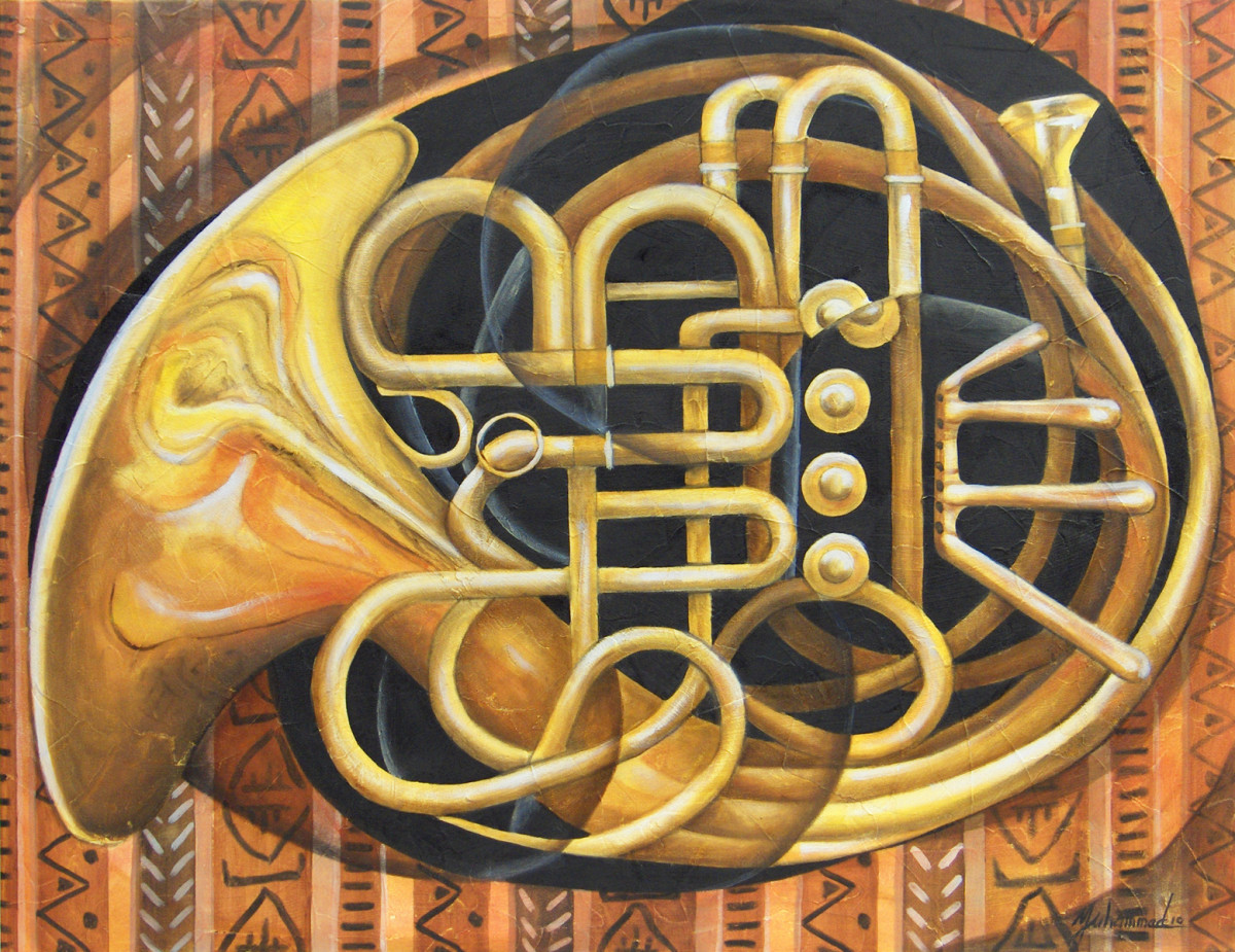 French Horn Squared by Marcella Hayes Muhammad 