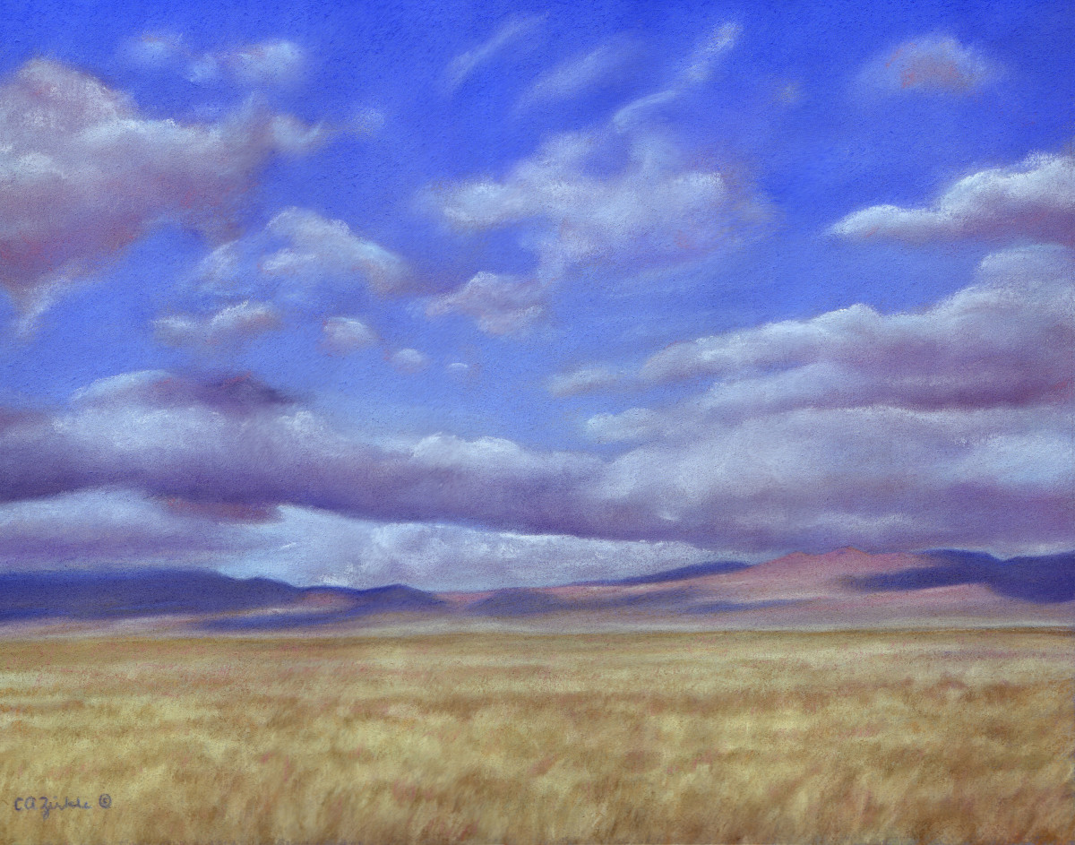 Blue Sky Yellow Grass I by Carol Zirkle 