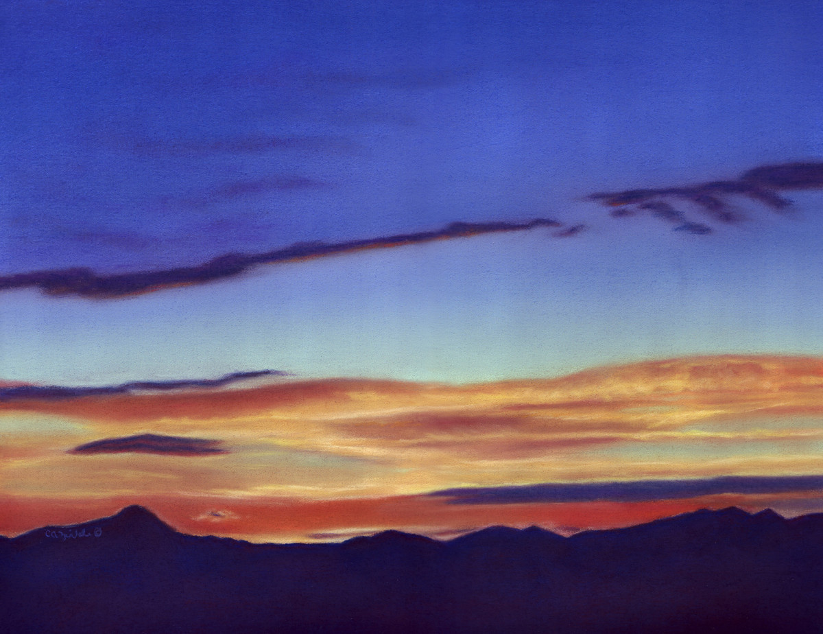 Blue and Orange by Carol Zirkle 