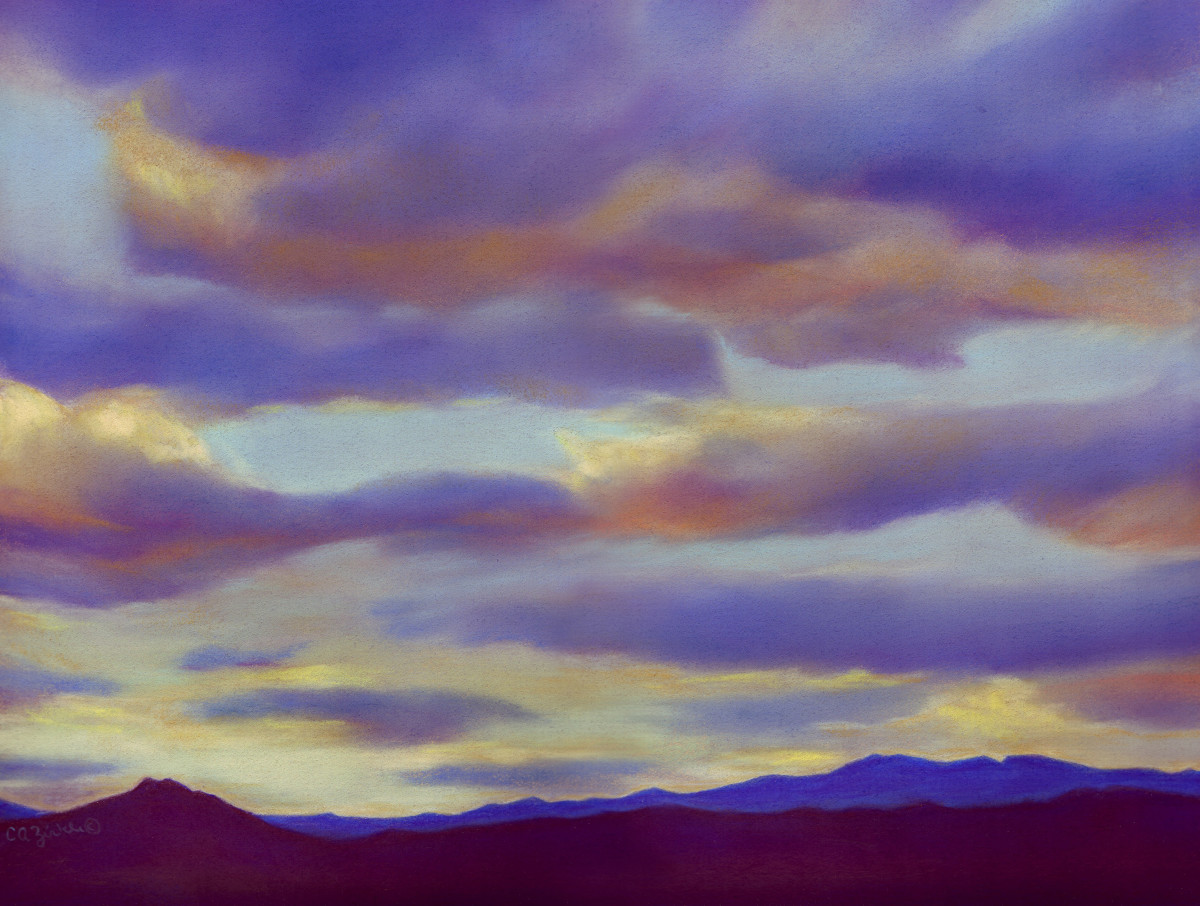 Blue on Blue by Carol Zirkle 