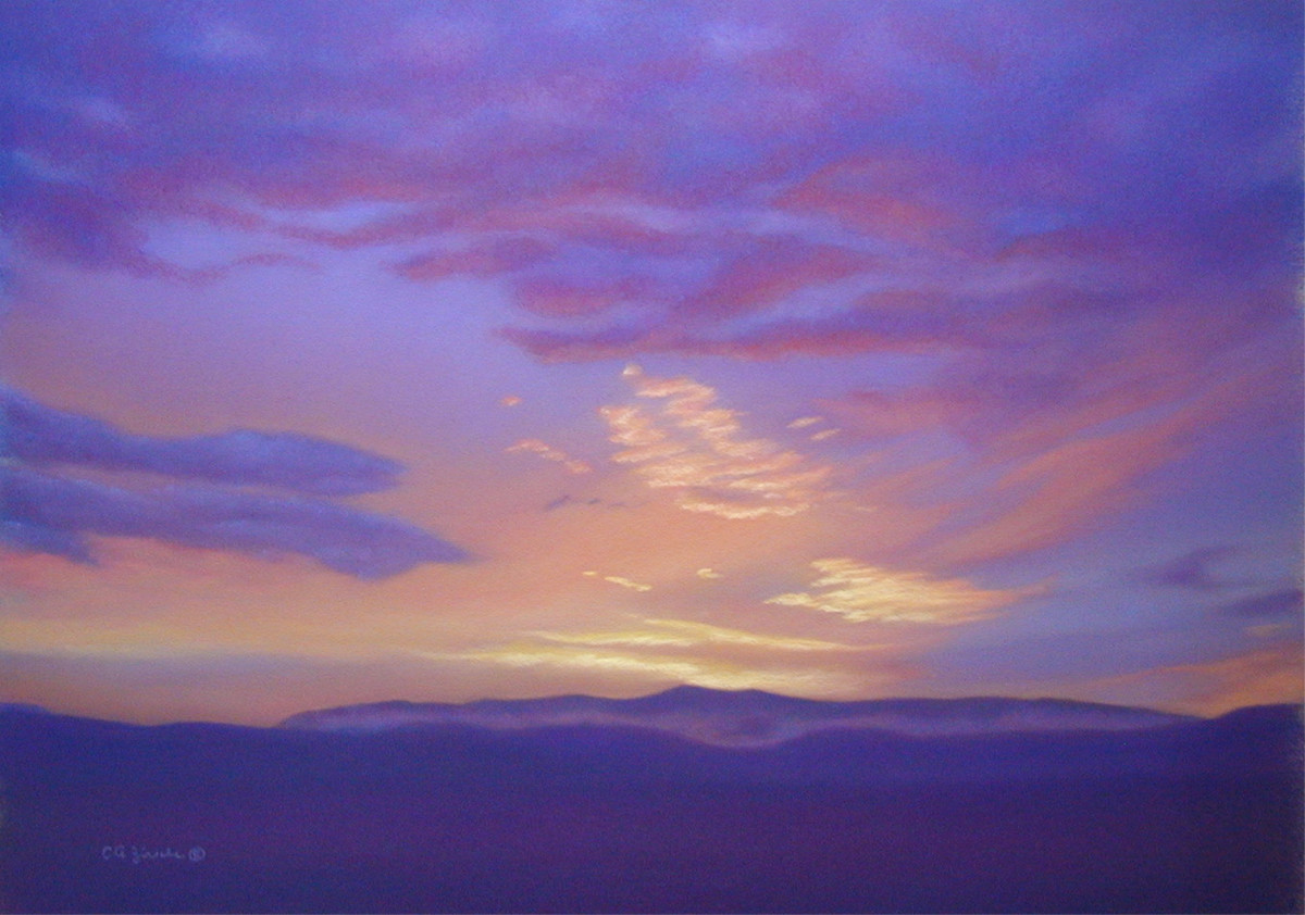 Pink and Purple Sky by Carol Zirkle 