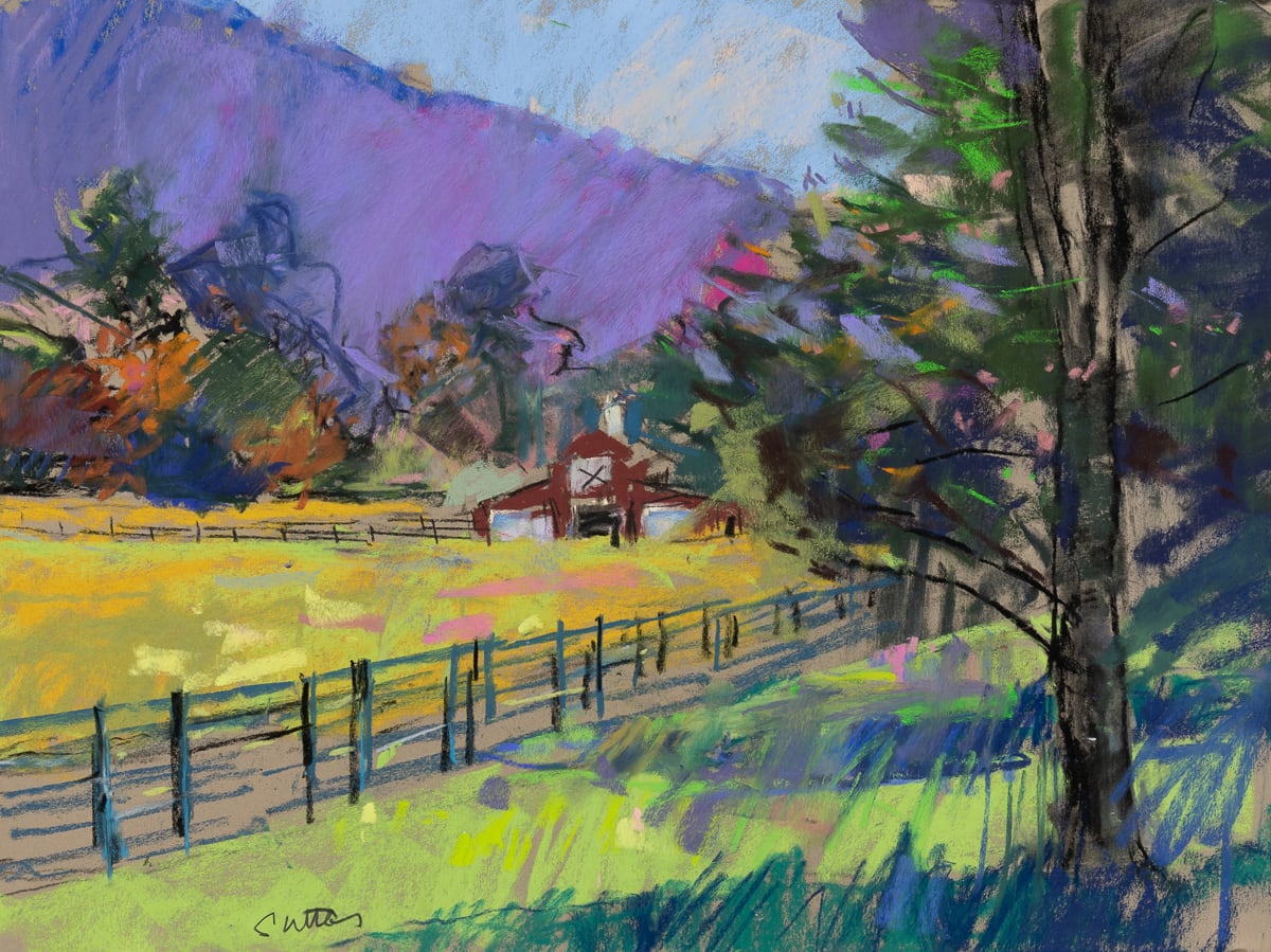 Horse Barn by SUTTLES ART 