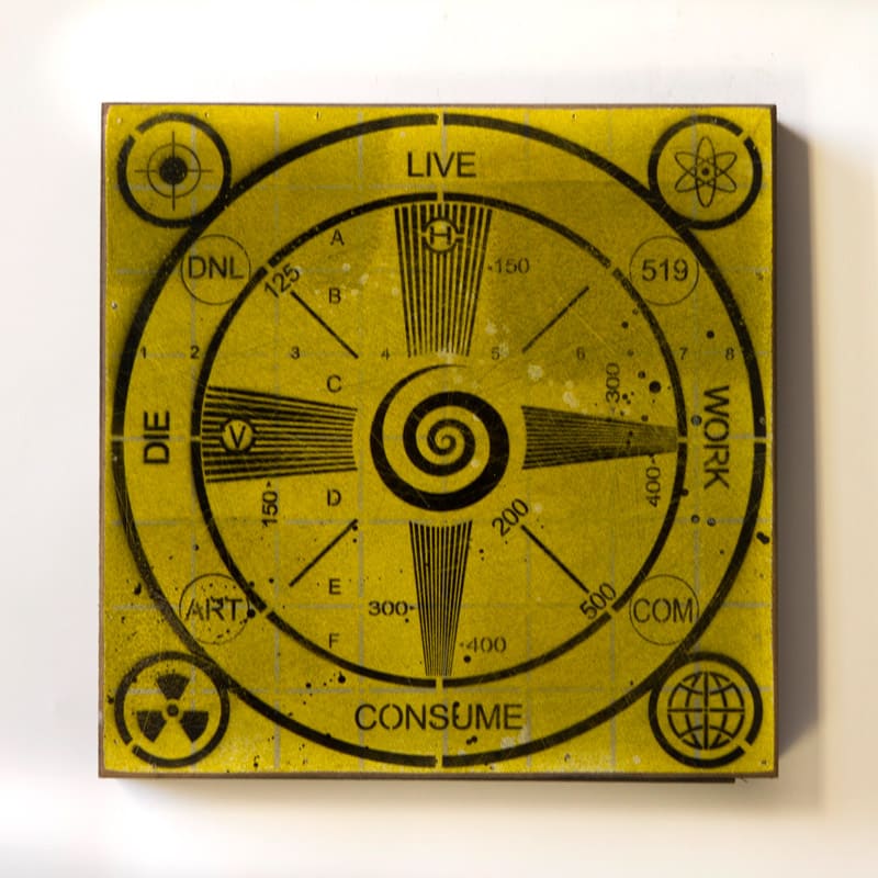 Live. Work. Consume. Die by Denial, Image 1.